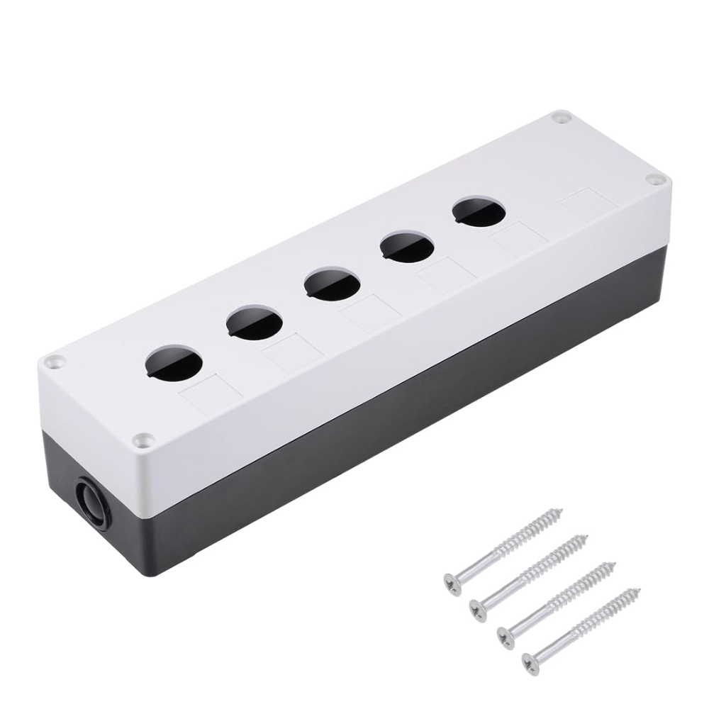 XAL-BX5 5Holes for 22mm Black White Mounting Waterproof Box