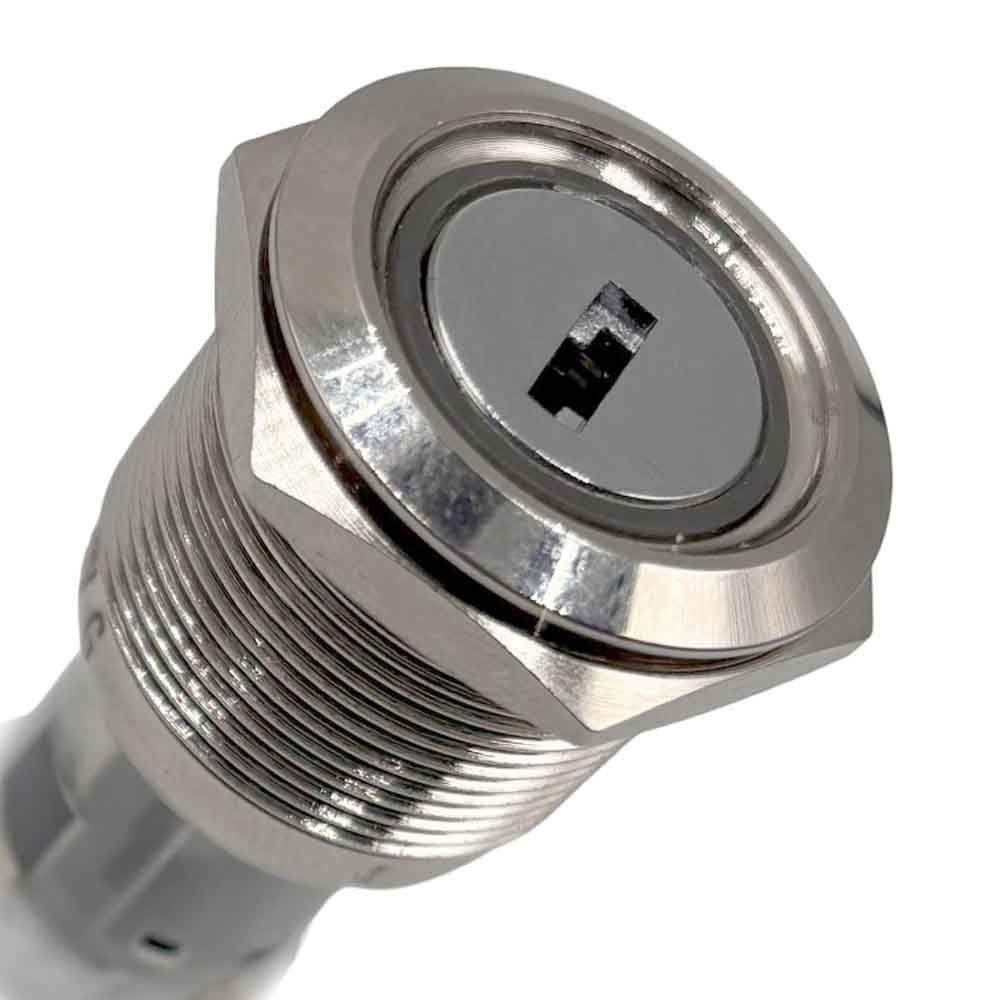 22mm 24V 8Pin Red Light Key Switch