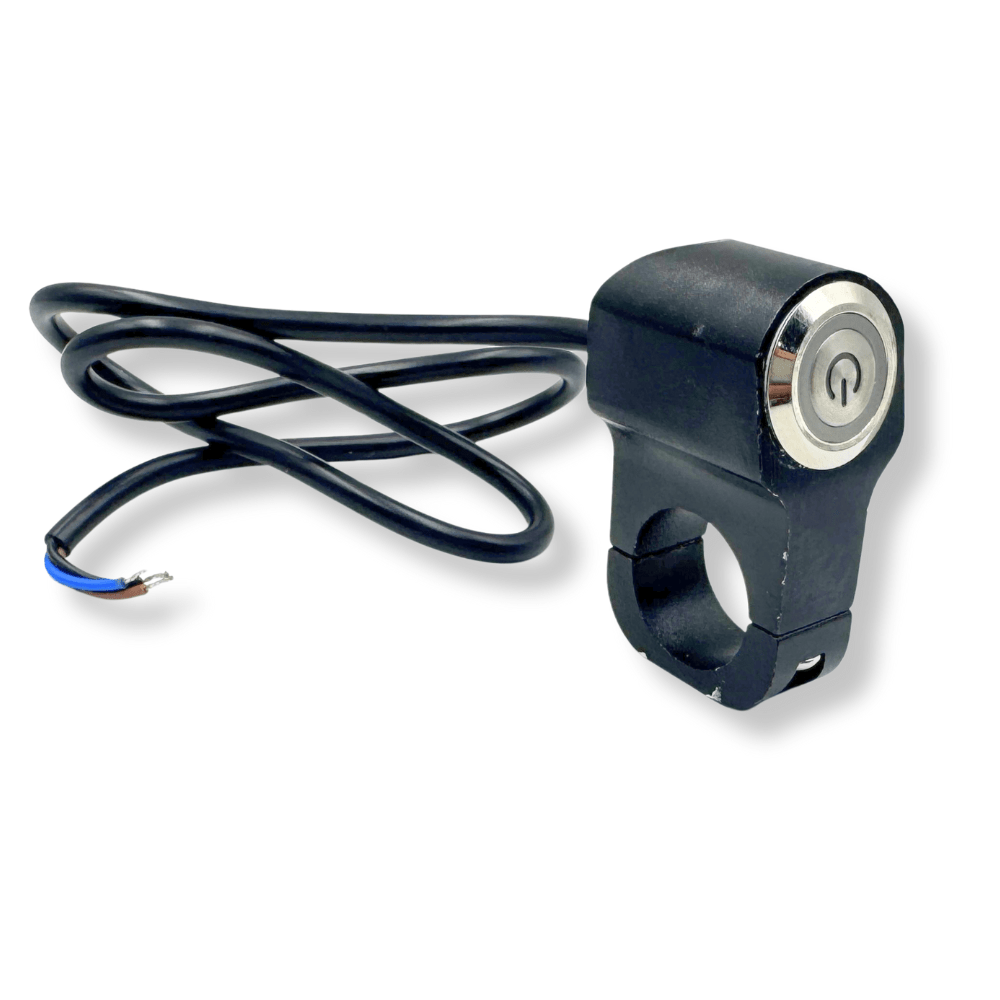 Flat head 19MM Latching Blue 12-24V With Handle Black Oxide