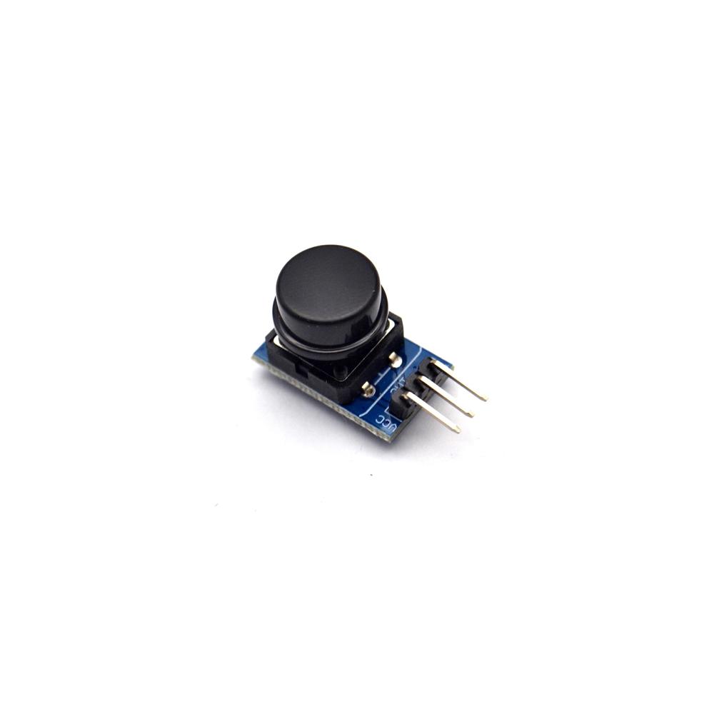 Black Electronic Building Blocks Big Key Button Module High Level Output