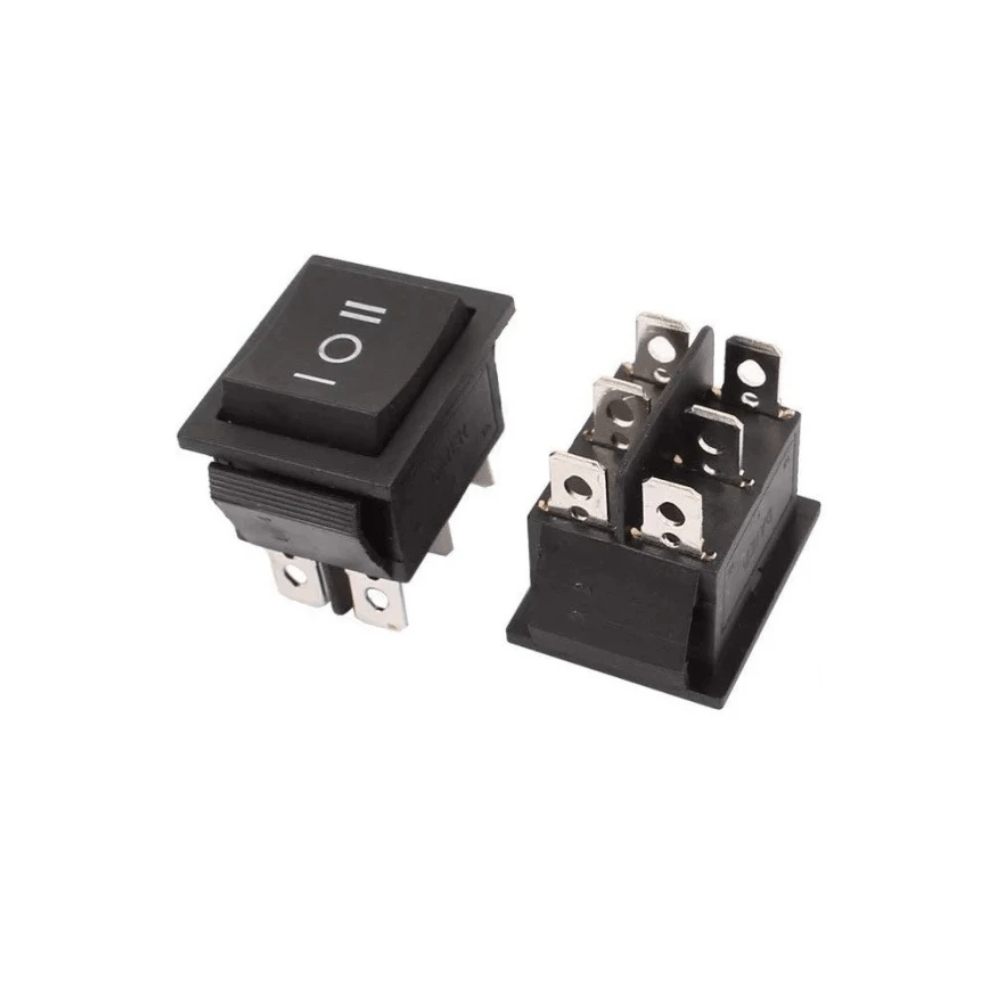 DPDT 16A 250V Latching Rocker Switch