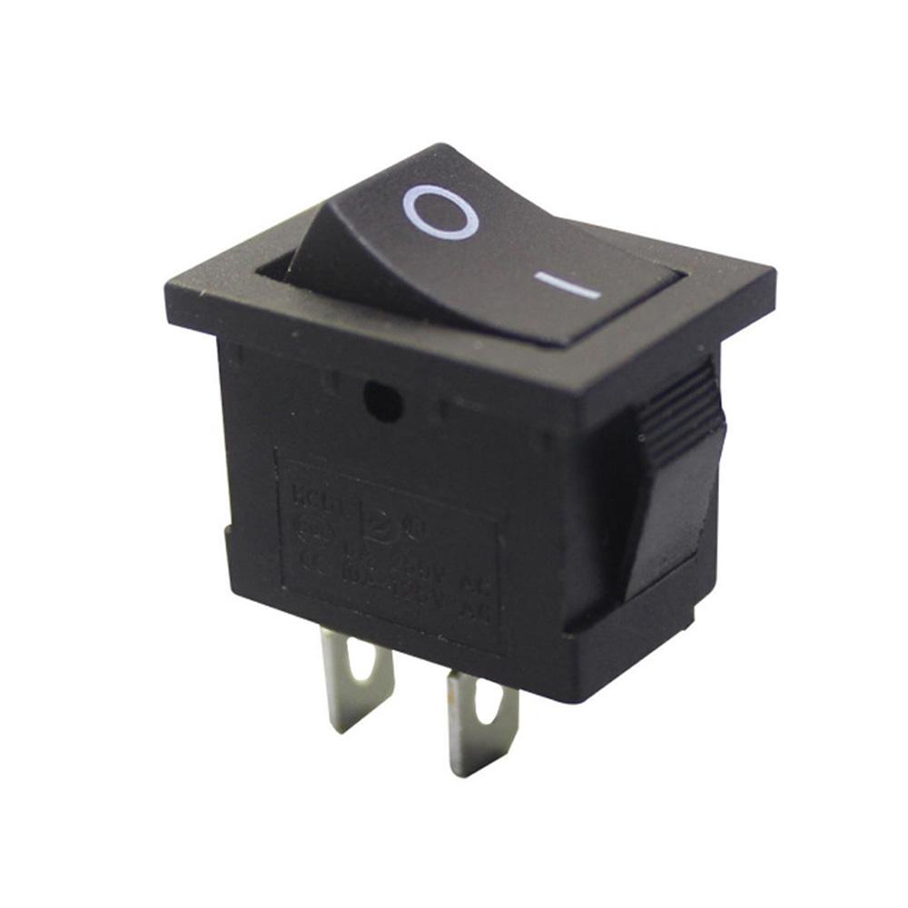 KCD1-2-101 Copper Rocker Switch 2 Pin SPST ON-OFF 6A Switch – 2 Pcs