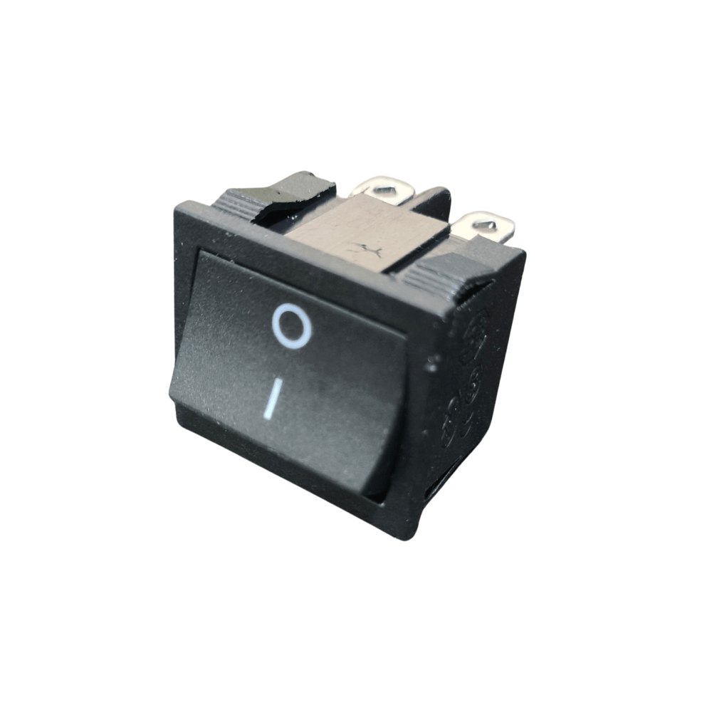 KCD1-6-202 Black 6A 250V DPDT ON-OFF Rocker Switch