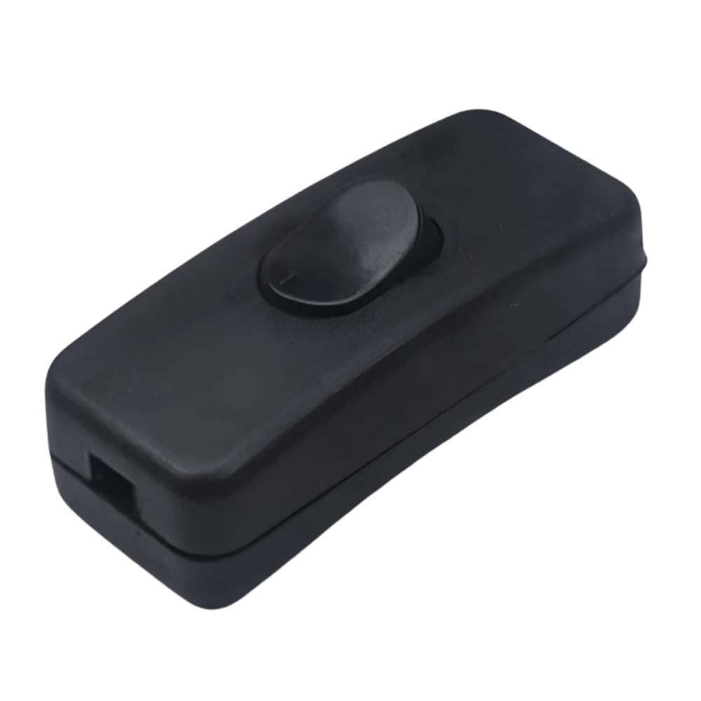 ON OFF 2A 250V AC DC Switch with Cover – Black