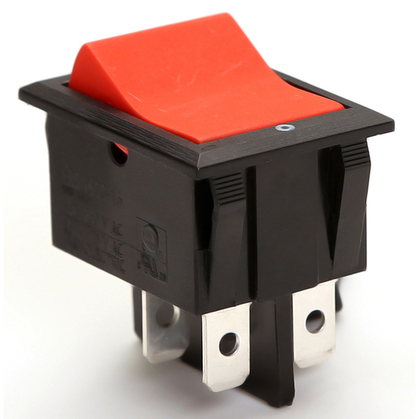 Rocker Switch 16A 4 Terminals DPST