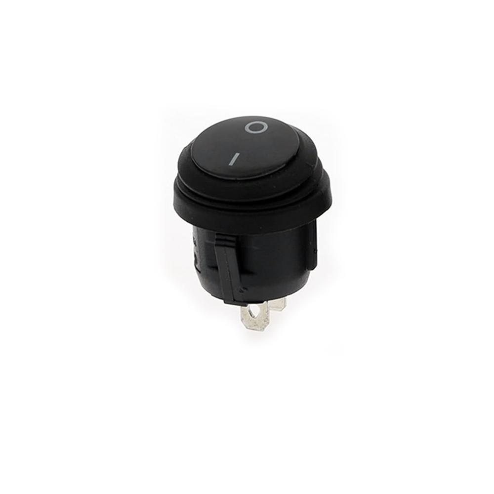 Round Rocker Waterproof Switch KCD1-5-101W