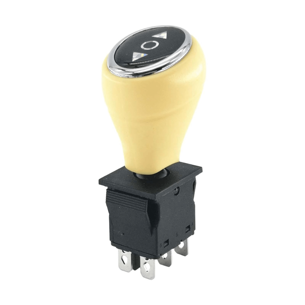Toy Car Gear Rocker Latching Switch White