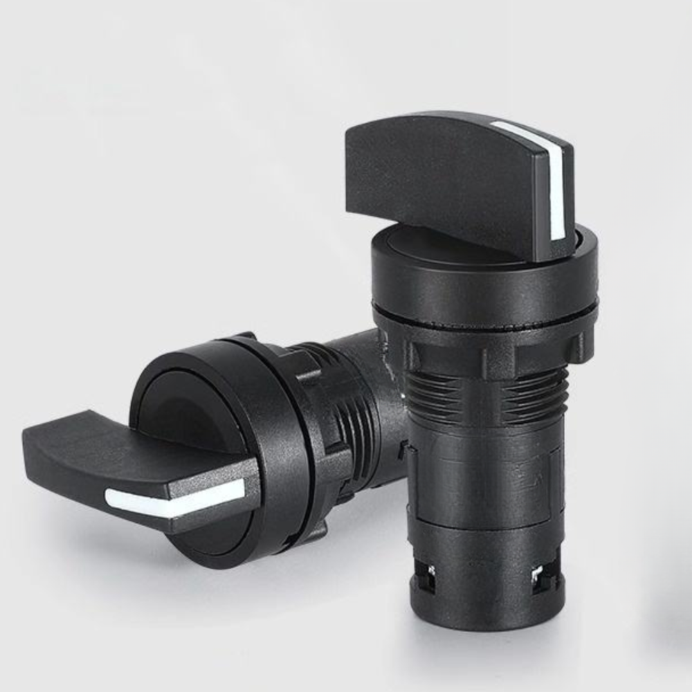 22mm Self-Reset 3 Position Plastic Rotary Selector Switch – 1 Pc