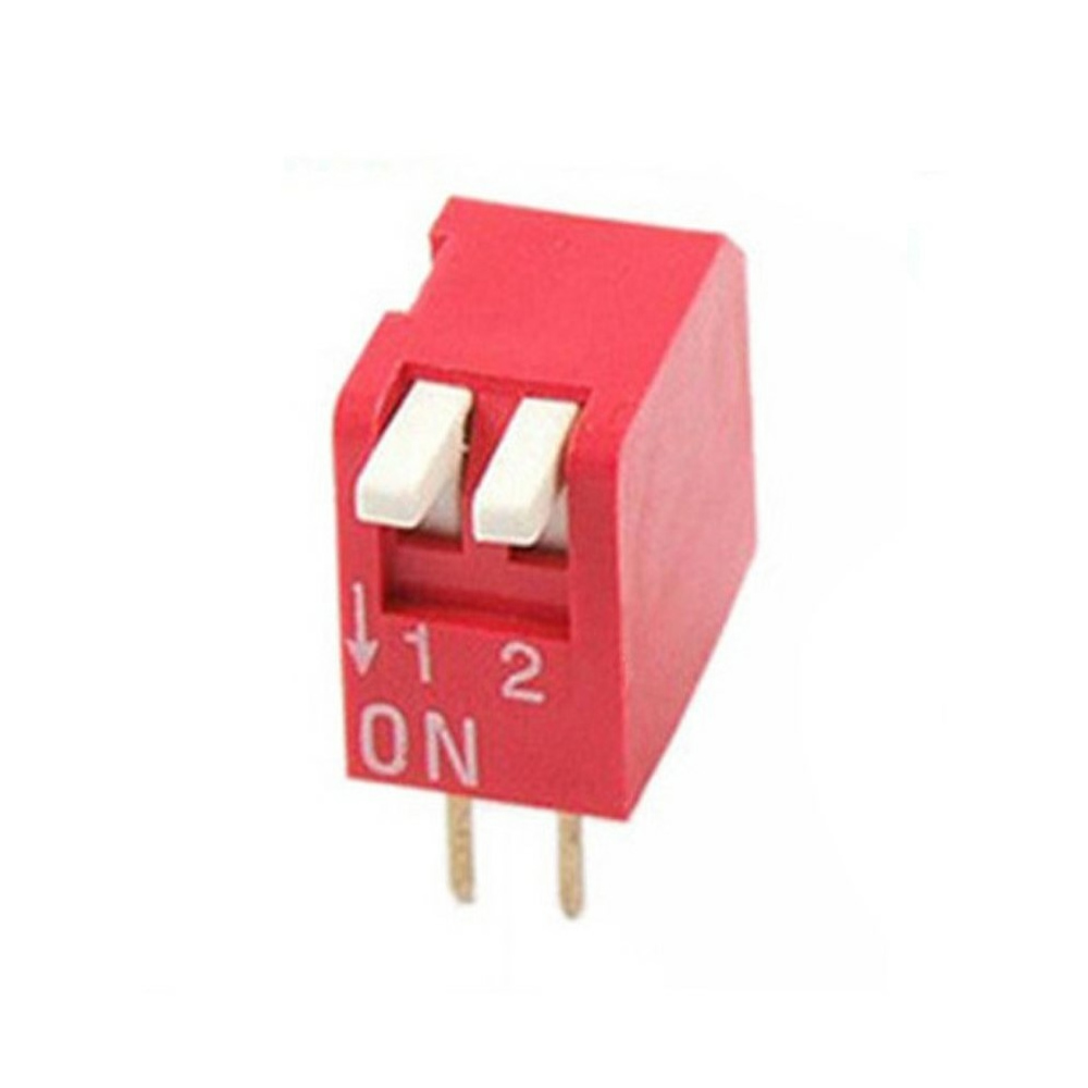 2.54mm slide 2 way piano type dip switch( pack of 2 )