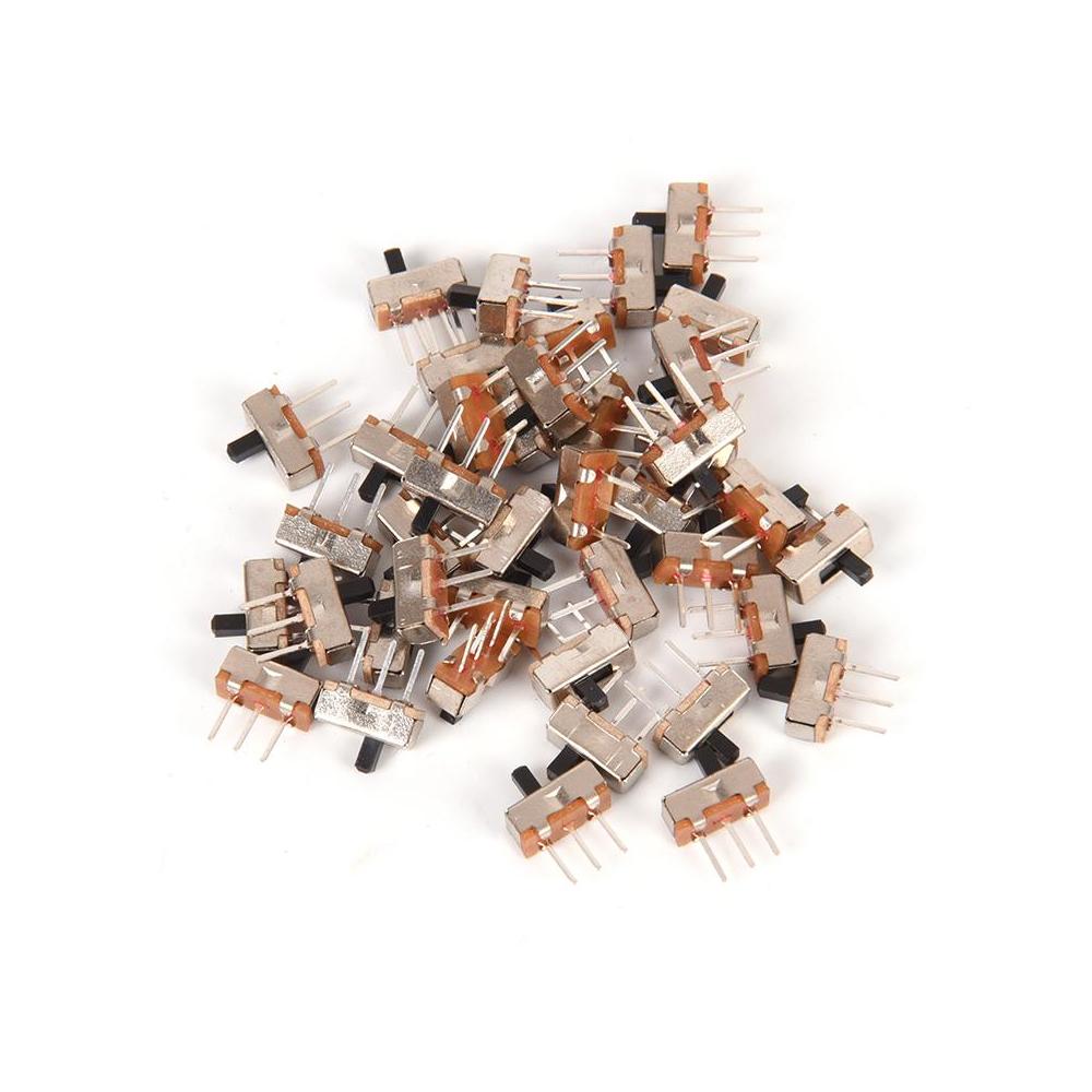 Slide Switch 5mm SPDT 1P2T (Pack of 10)
