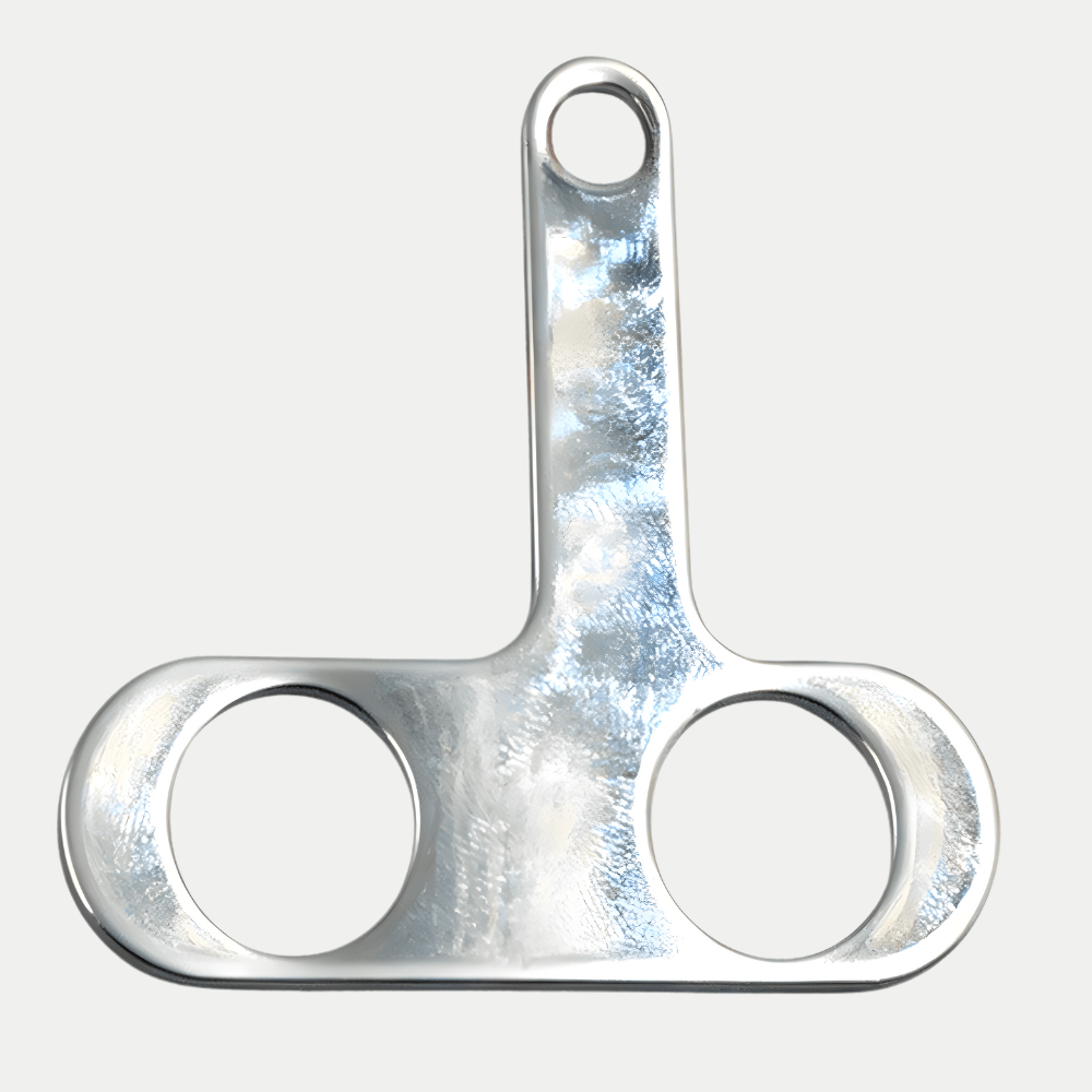 16mm Stainless Steel Bracket For 2 Waterproof Button Switch Motorcycle Universal Motorcycle (Model 1)