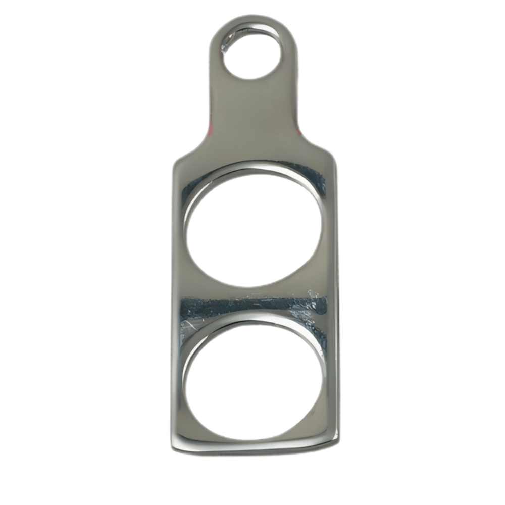 16mm Stainless Steel Bracket For 2 Waterproof Button Switch Motorcycle Universal Motorcycle (Model 2)