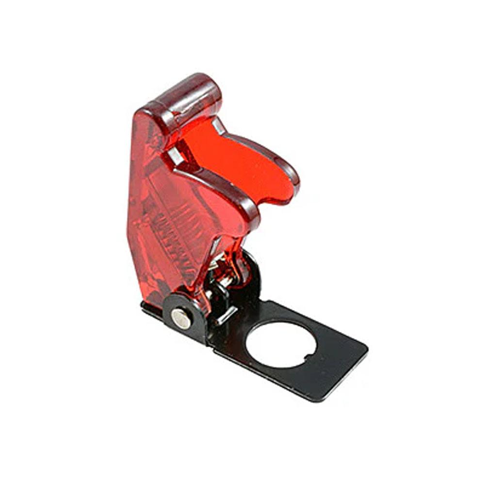 Toggle Switch Safety Cap Red Transperent