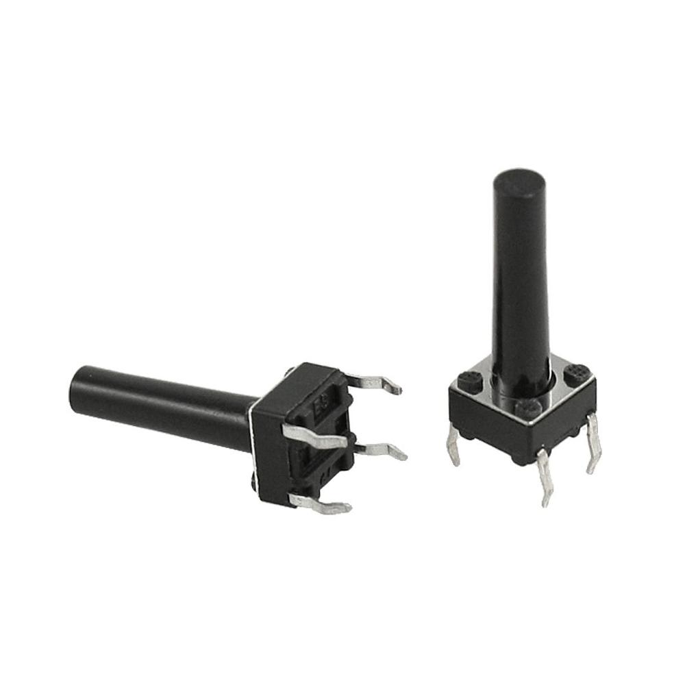 6X6X15MM Tact Switch DIP (Pack of 5)