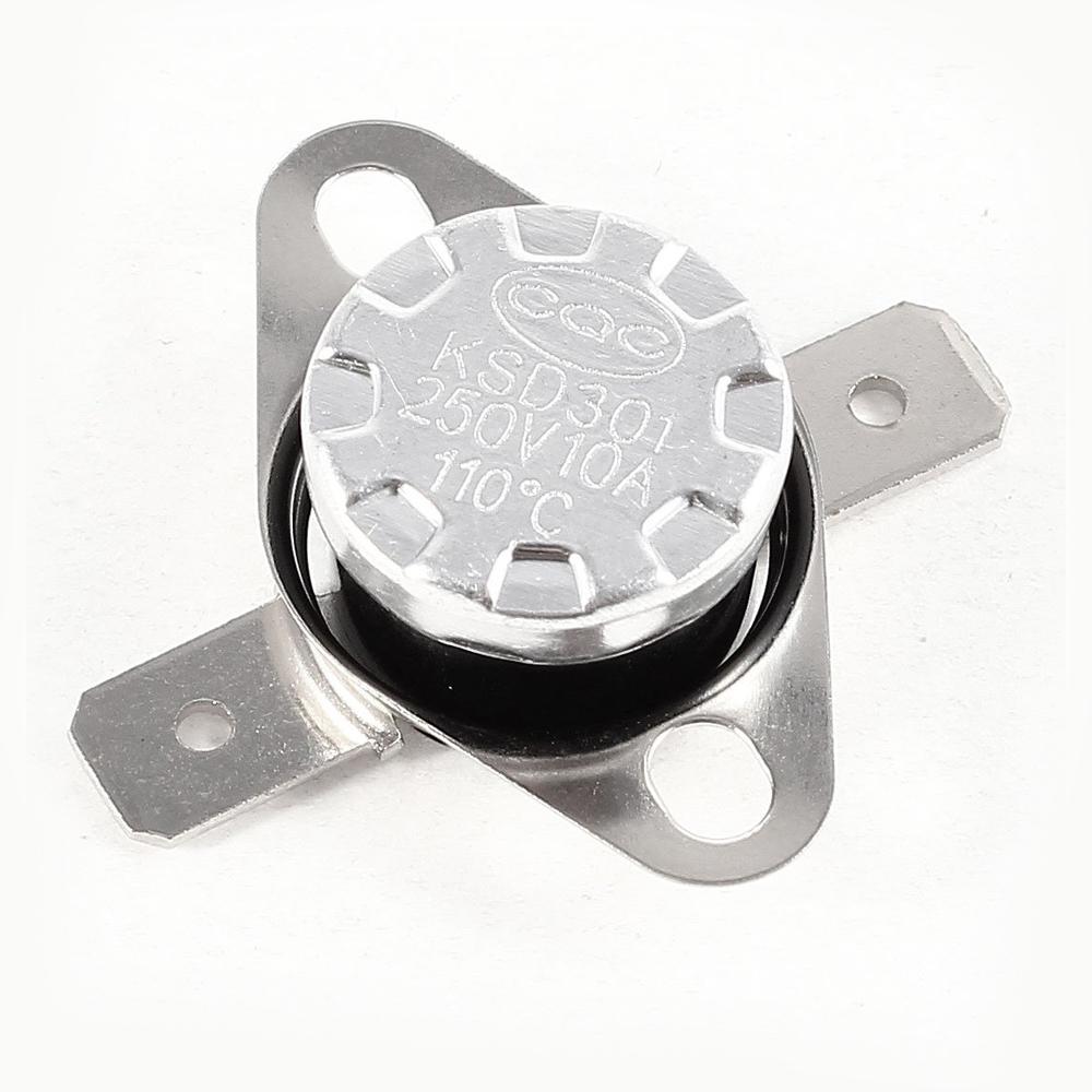 KSD301 110C 250V 10A Celsius NO Temperature Control Switch Thermostat