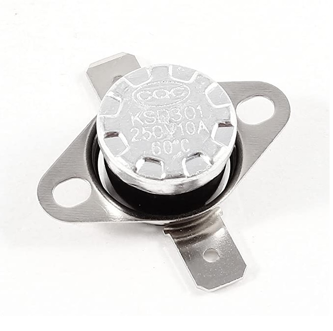 KSD301 60C 250V 10A Celsius NC Temperature Control Switch Thermostat