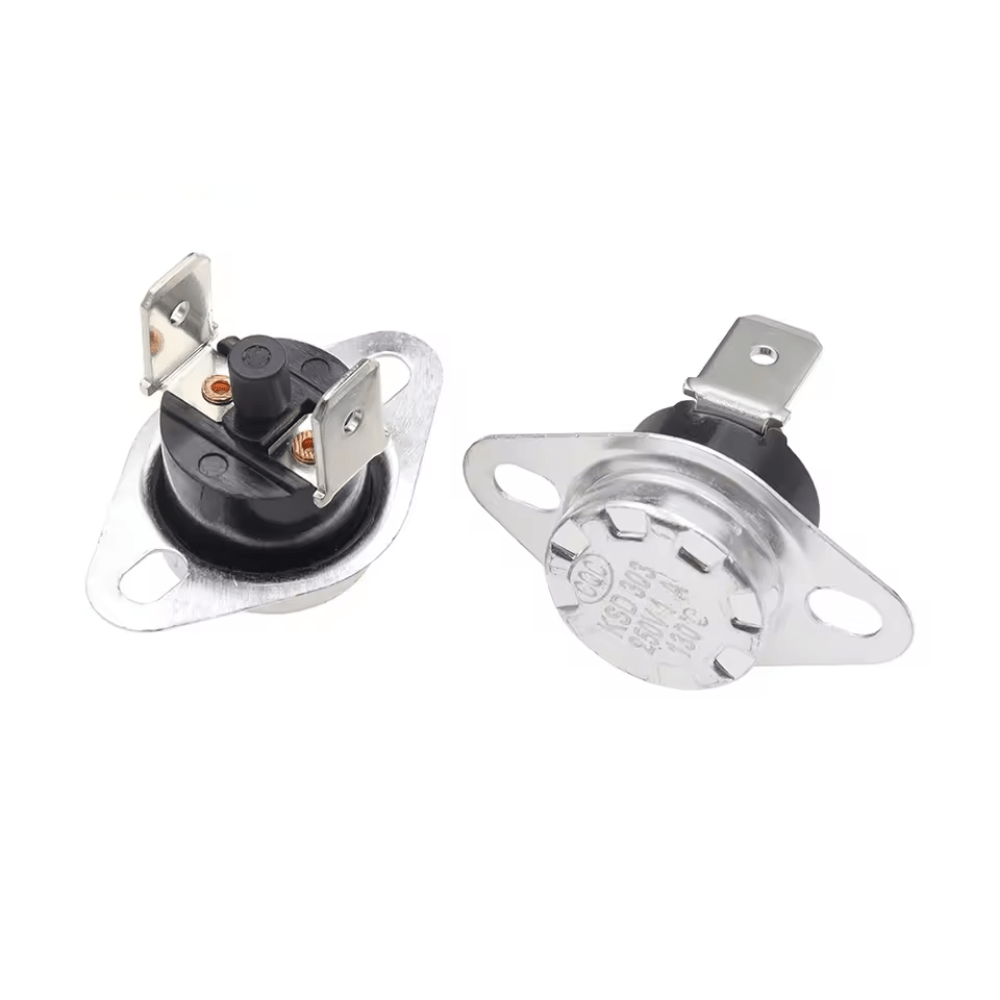KSD301 NO 250V 16A 85′ C Manual Reset Button