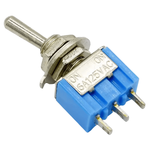 MTS-102 3 Pin 6A/125V (ON – ON) Toggle Switch – 2 Pcs