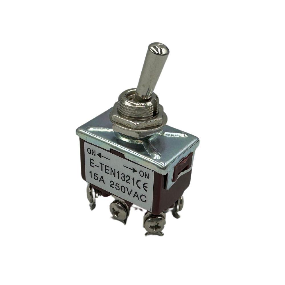 Toggle Switch 15A 250V DPDT ON-OFF E-TEN1321 Industrial Grade
