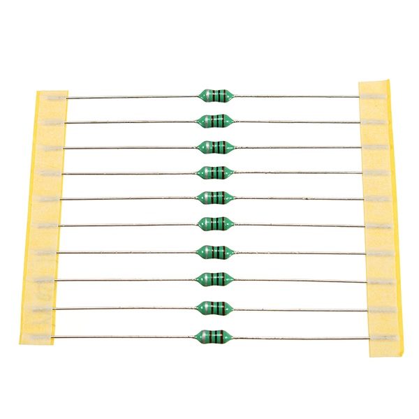 0410 1µH 0.5W Color Ring DIP Inductor (Pack of 10)