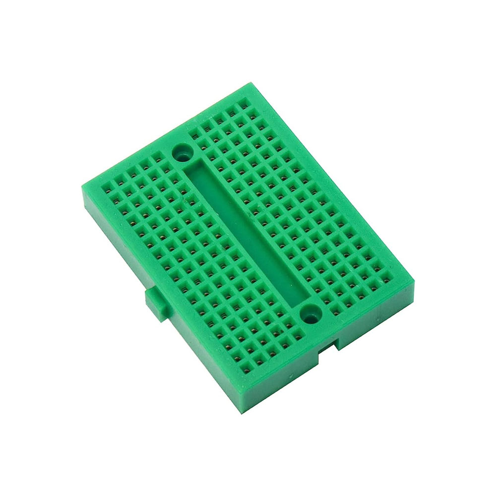 Mini Breadboard 170 Points Green