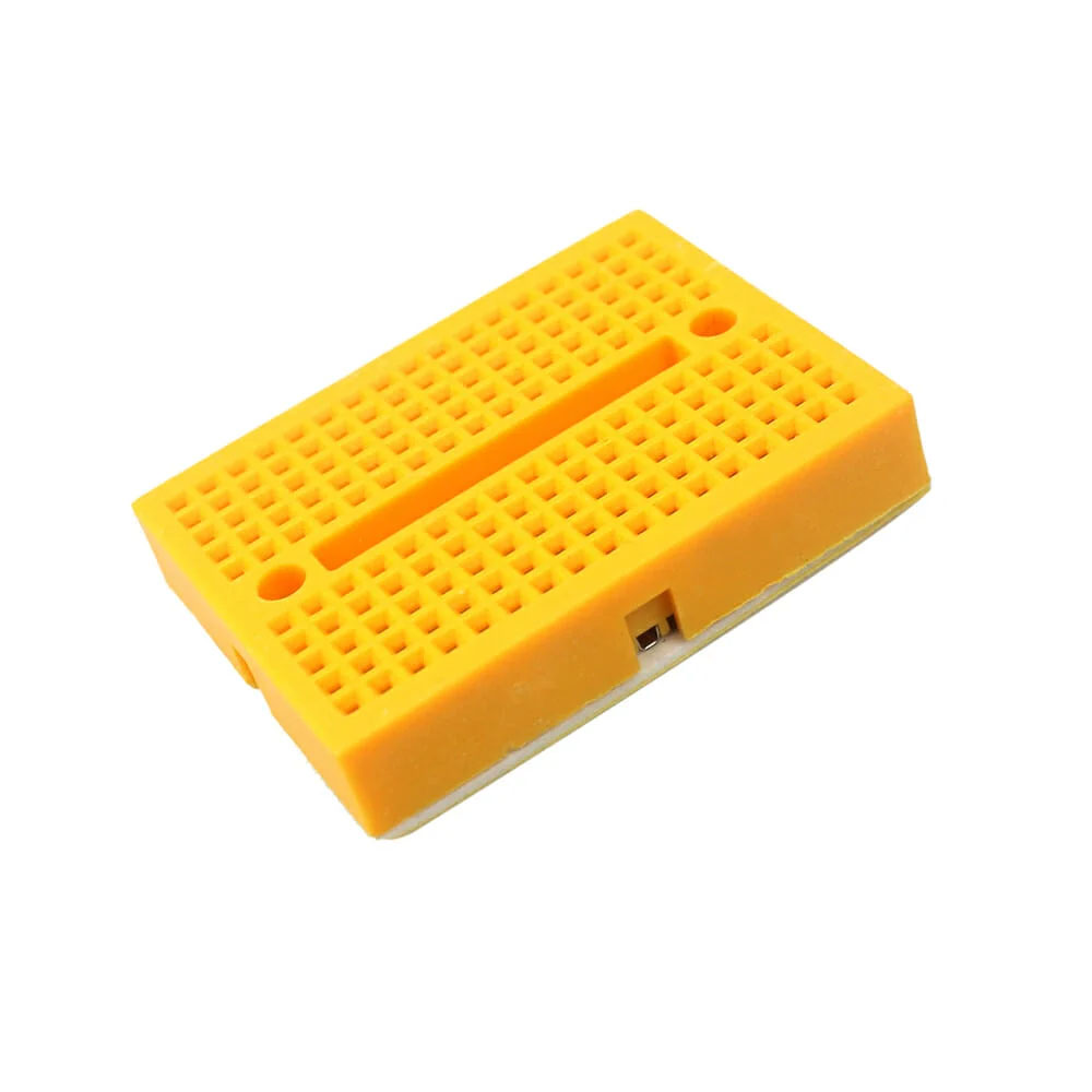 Mini Breadboard 170 Points Yellow