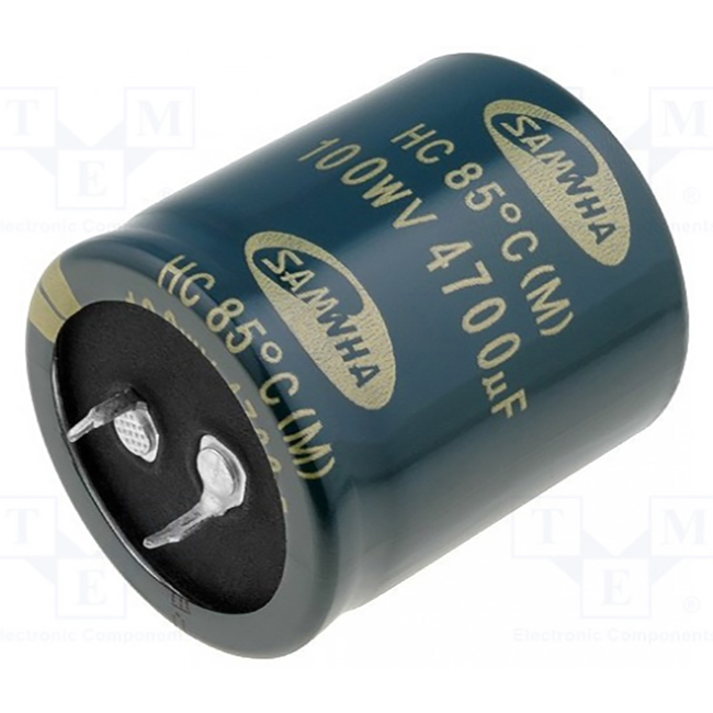 4700uF 100V Capacitor SAMWHA – High Quality
