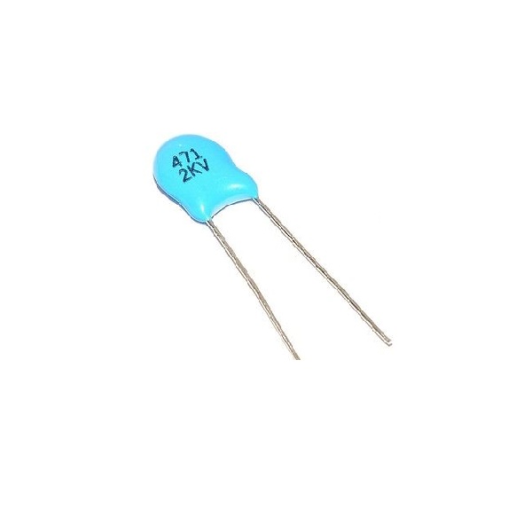 CE 2KV 471K High Voltage Ceramic Disc Capacitor (4 Pcs)