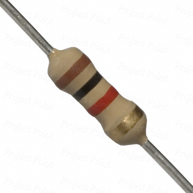 15K 0.25W CFR Resistor (50 Pieces)