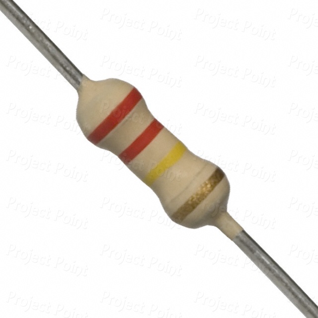 220K 0.25W CFR Resistor (50 Pcs)