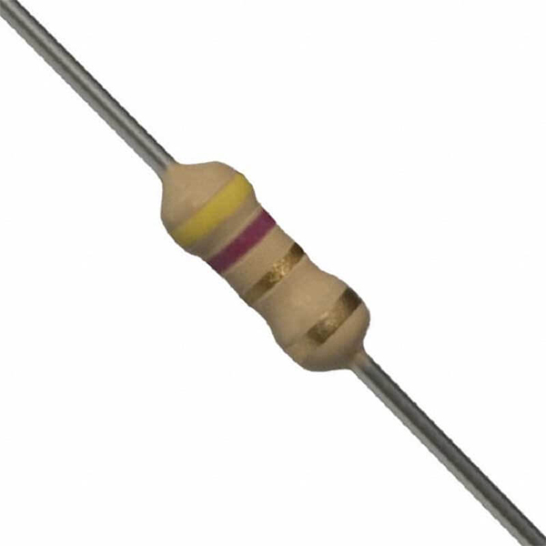 4.7 Ohm 0.25W CFR Resistor ±5% Tolerance (Pack of 50)