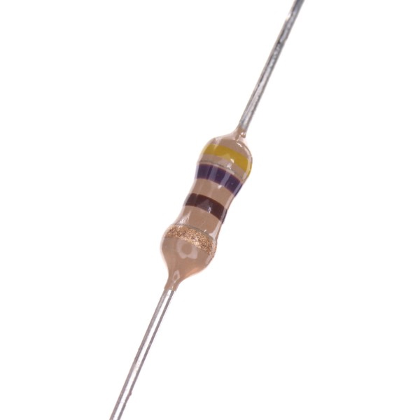 470E 0.25W CFR Resistor (50 Pieces)