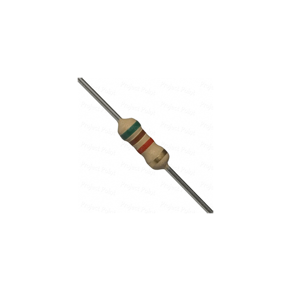 5.1E 0.25W CFR Resistor CERMET (50 Pieces)
