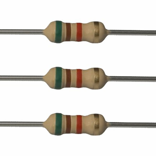 5.1K 0.25W CFR Resistor CERMET (50 Pieces)