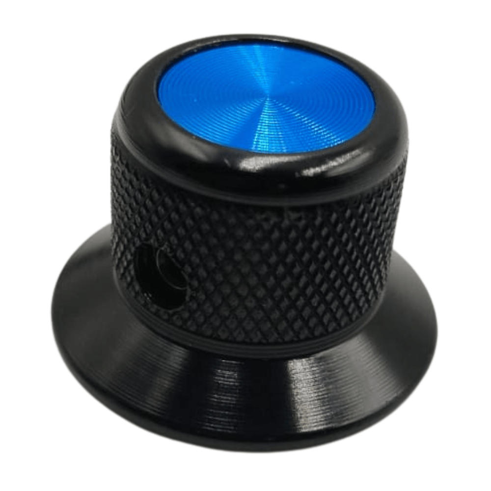 25X17mm Blue 6mm ID Aluminum Alloy Potentiometer Switch Control Cap (Model-1)