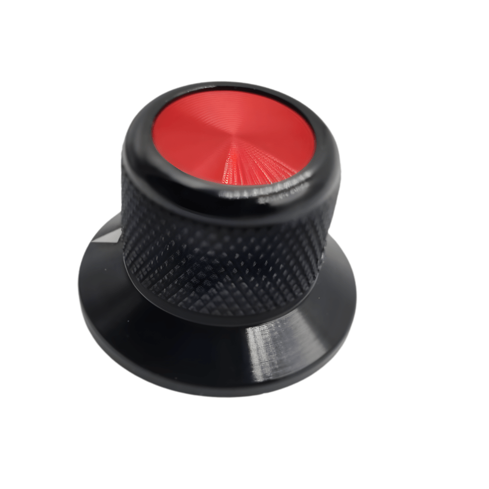 25X17mm Red 6mm ID Aluminum Alloy Potentiometer Switch Control Cap (Model-1)