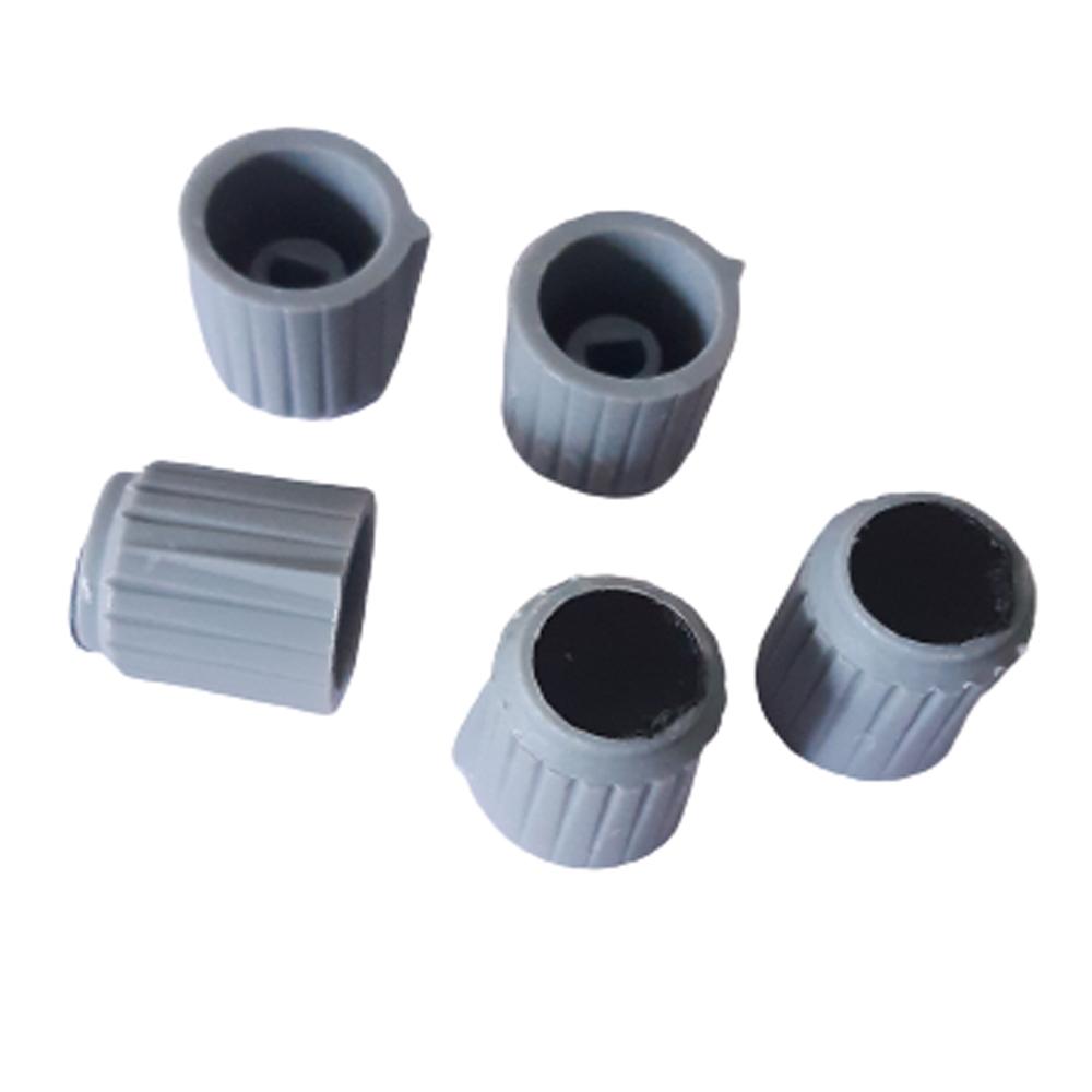 Cap for 1K 10K 100K 22K 220K 470K 47K 1M Pot 5 Pcs (gray color)