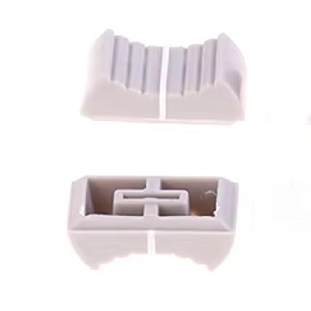 Fader Knob Cap Touch Sensitive Slider Ribbed Mixer Desk Switch Knob Cap – Grey Pack of 5