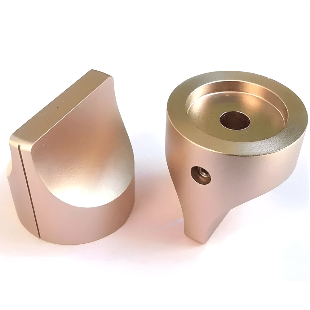 Potentiometer Knob Cap for 28x28mm 6MM ID Gold – High Quality