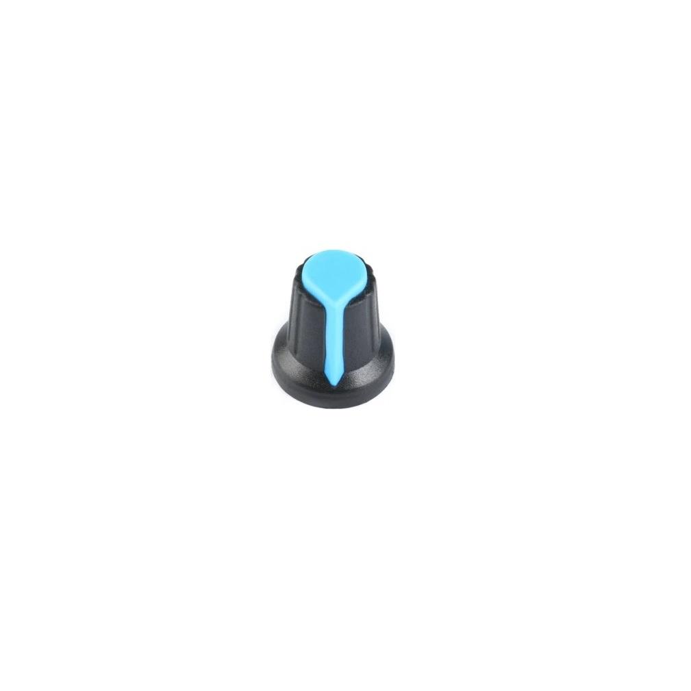 Potentiometer Knob Rotary Switch Cap Blue Color- Pack of 5 Pcs