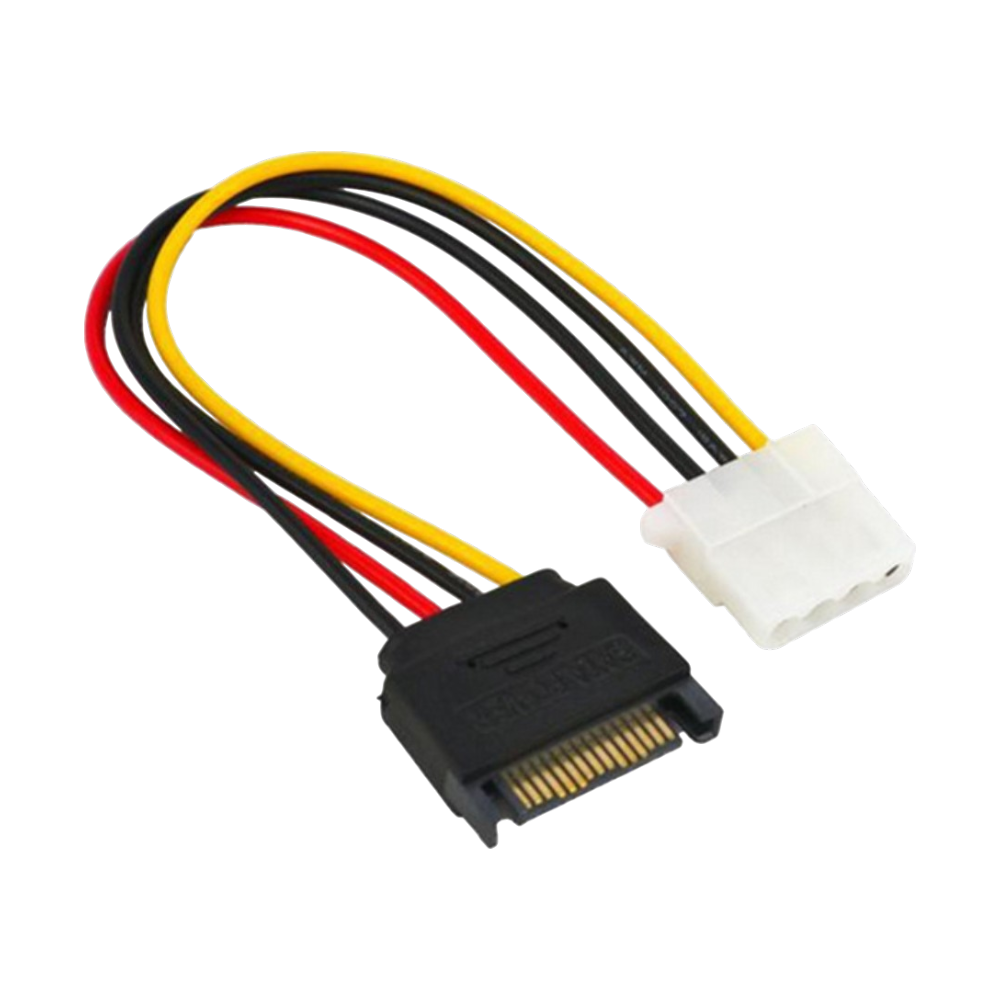 4 Pin Power Females to 15 pin Sata Male