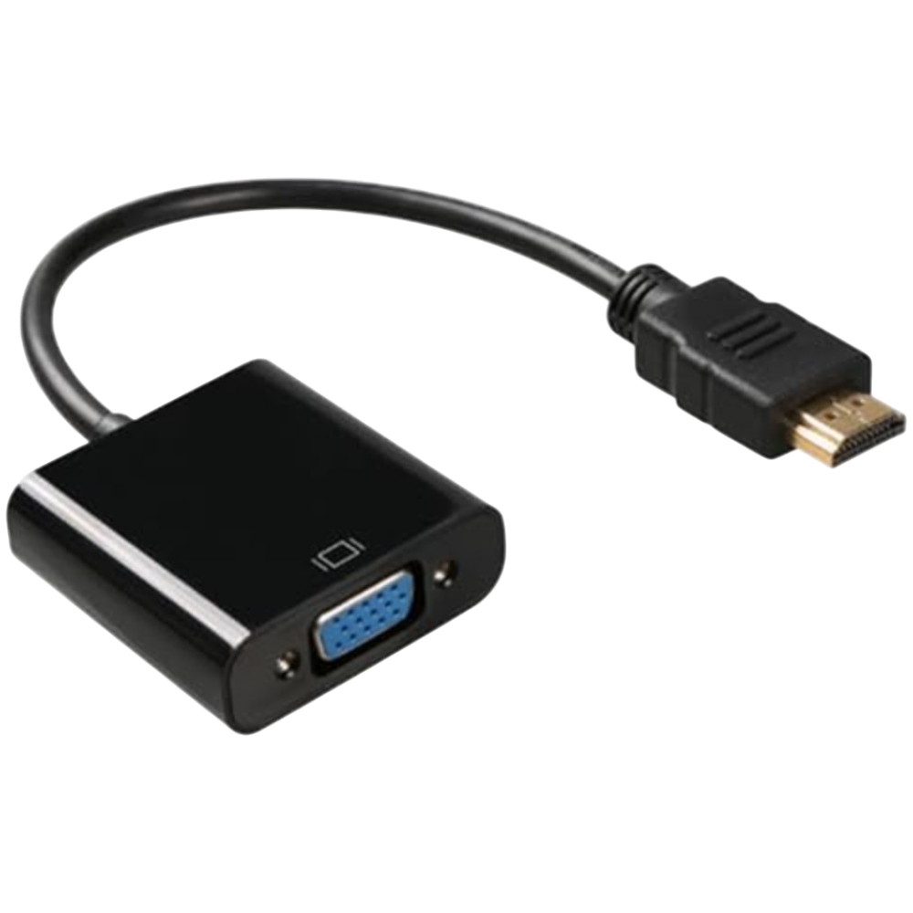 Without AUX Audio HDMI to VGA Converter