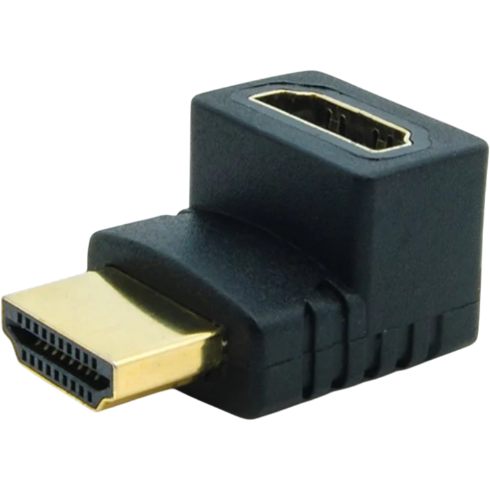 L shape MICRO HDMI MALE TO FEMALE (M) TO (F)