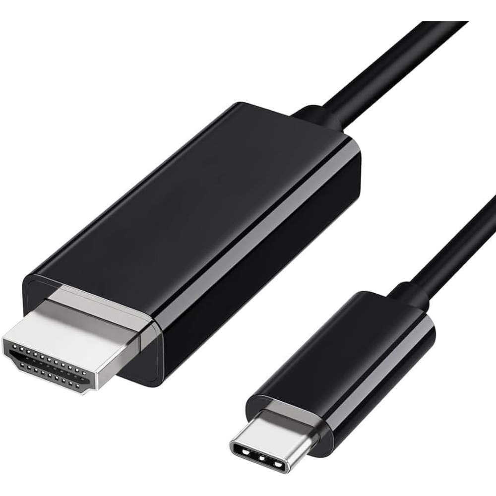 USB C to HDMI Cable 6Ft - 1.8M cable, [4K, High-Speed] USB Type C to HDMI Cable for Home Office, [Thunderbolt 3/4 Compatible] for Chromebook, for MacBook Pro/Air 2023, for iPad Pro