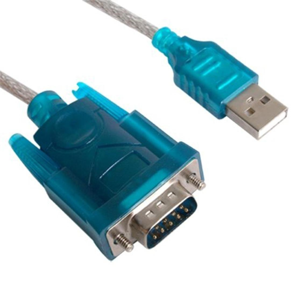 USB 2.0 to RS-232 Serial Cable | DB9 Male Connector | Compatible with Printer, Projector, Scanner, Router, Modem