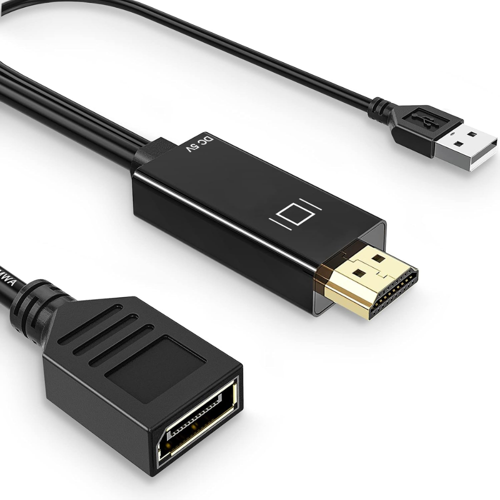 hdmi male to dp female 30 cm convertor (model h146)