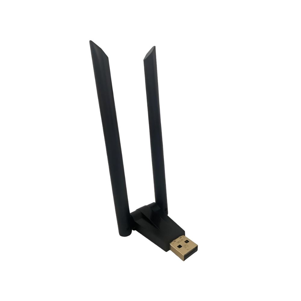 Dual Band Wi-Fi (2.4G + 5G) (1300M) + Bluetooth (with Antenna) adapter