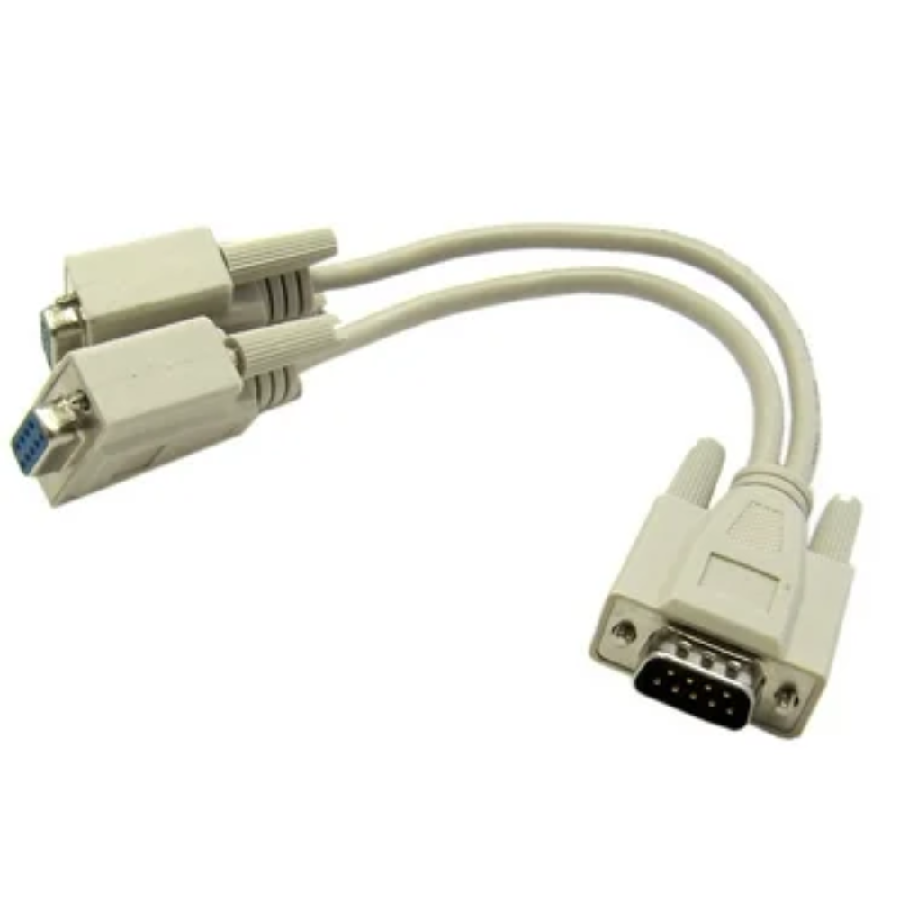 Serial female to Serial male Y cable