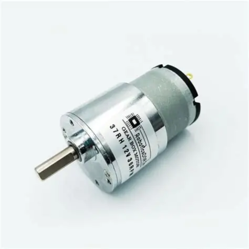 GM37RH 12V 200 RPM Offside Metal Gearbox