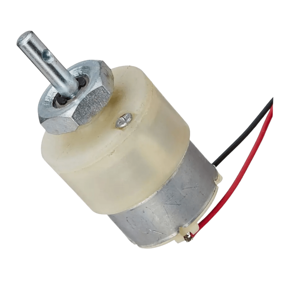 1000 RPM Centre Shaft DC White Gearbox Motor